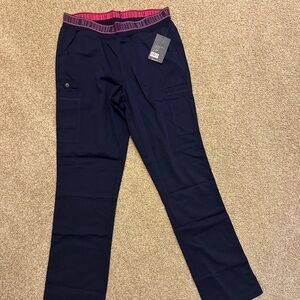 Brand new with tags navy blue scrub pants.
